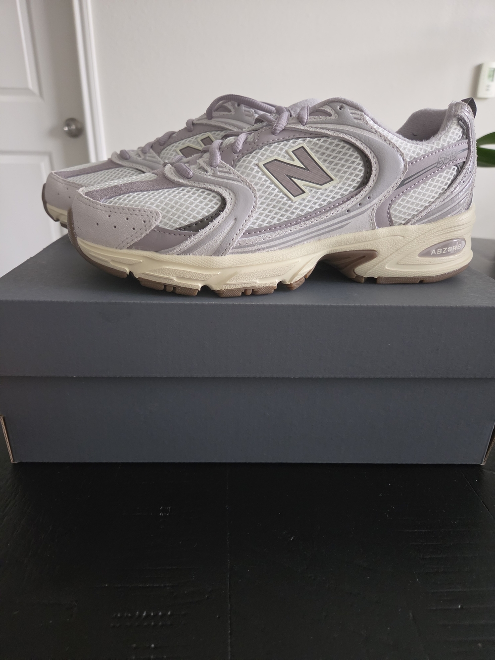 New Balance Women's Lavender Mesh Running Sneakers